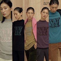 [런칭가 79 900원]SJ WANI 벨벳 인타샤 메리노울 니트1종