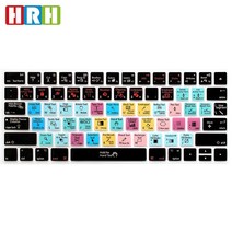 [키보드스킨] HRH 어도비 일러스트 레이터 AI 핫키 내구성 실리콘 키보드 커버 스킨 애플 매직 MLA22B/A US 보호기용