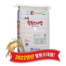 [당일도정] [동철원농협 직접운영] 2022년산 두루웰 철원오대쌀, 백미 20kg