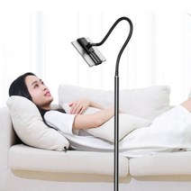 튼튼한 핸드폰 스마트폰 태블릿 지지대 스탠딩 자바라 침대용 쇼파용 거치대, (중)