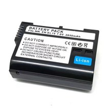 니콘 EN-EL15 배터리 D7100 D7200 D850 D750 D800E D810 싱글 미러리스 카메라
