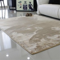 벨벳터치감 앙고라 러그 Beige 150X200 거실 감성 홈스타일링 안방 홈카페