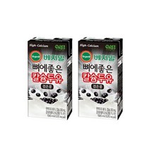 베지밀 뼈에좋은 칼슘 두유 검은콩 190mlx48팩, 190ml, 1세트