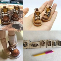 가죽 공예 귀여운 신발 디자인 다이 커팅 나이프 몰드 핸드 펀치 도구 패턴, 03 L lendth 4 cm