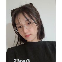 가벼운 초경량 TR 안경테 무도수 시력보호 블루라이트 차단 동글이 뿔테 패션안경