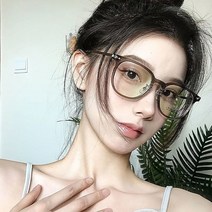 쌍수안경 투명테안경 투명안경테 금테안경 블루라이트차단안경 투명 뿔테