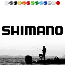 낚시로고스티커 FS014 SHIMANO 시마노 조구사마크 태클박스 자동차꾸미기, 1개, 흰색M