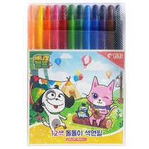 톡톡아이 샤프식 어린이 색연필 12색