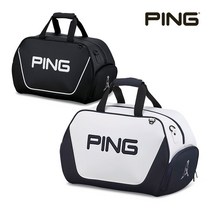 AK골프 핑 2023 스포티 MX1 보스턴백, 블랙화이트