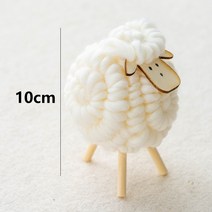 크리스마스 북유럽풍 펠트 장식 양인형 소품 1+1, 2 번