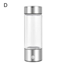 알카리 이온수기 휴대용 수소 발생기 SPE 및 PEM 기술 전기 워터 필터 항산화 ORP 병 컵, silver