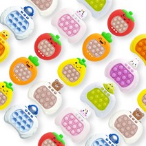 토이토 팝잇게임기 푸쉬팝 스피드킹 게임기 휴대용 푸시팝 미니 보드게임, 토끼