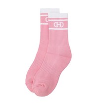23FW 핑크 여성 크루삭스 HWSS3F603P2, FREE, 1개
