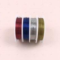 카파 와이어 철사 수공예 화훼 장식 기능사 기사 플라워 디자인 만들기 분재 아트 DIY 꽃 자재 조화 기타 크래프트 구리 쥬얼리 액세서리(빨강 1P)