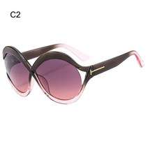 패션 빈티지 대형 선글라스 UV 보호 금속 여성용 다각형 남성 안경, 08 2