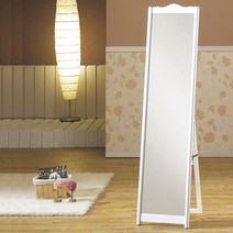 웰우드 모노컬 스탠드형 전신거울 400 x 1600 (착불), 화이트