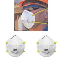 공업용 2급 방진마스크 20P 안면부 여과식 호흡보호구 공사분진 건설현장 산업안전