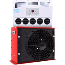 화물차 에어컨 지게차 독립 냉방 루프 전동식 캠핑카, 24V 블랙 풀세트 냉매