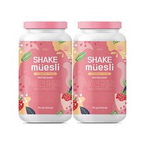 쉐이크 뮤즐리 식사대용 단백질 보충제 프로틴 파우더 3종, 딸기, 2박스
