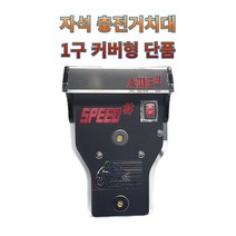프로라이더스 스피드샵 오토바이 자석충전거치대 1구커버형 단품, 그린, 1개