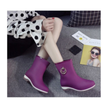 오너클랜 여자레인부츠 1P 옆장식 예쁜 여성 눈 방수 비 장화