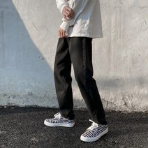 십전십미 와이드 일자 롱 팬츠 남