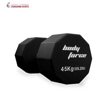 바디포스 10각 우레탄 아령 TPU 덤벨 3kg 5kg 10kg 16kg 20kg, 3kg(낱개)
