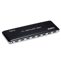 4K 60Hz HDMI 스위치 7x1 2.0 스위처 4x1 3x1 비디오 PS3/4 XBOX DVD PC HDTV 모니터 용 HDR HDCP2.2 지원, [02] US Plug, [01] HDMI Switch 7x1
