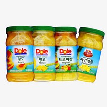 Dole 간편과일 후룻바틀 디저트 4종 666g, 1box, 망고바틀 2입 + 파인애플바틀 2입