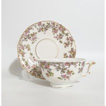 [앤틱찻잔] 하빌랜드 리모지 트렐리스 장미넝쿨 빈티지 찻잔 예쁜그릇