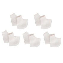 포트렘 실리콘 풋패드 뒤꿈치 보호 패드 쿠션 5켤레, 반투명 5켤레