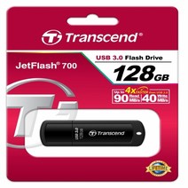 (트랜센드) JetFlash 700 USB 3.0 128GB 블랙, 선택1, 선택1