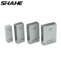 핀 게이지 SHAHE 정밀 블록 측정 스틸 스퀘어 버니어 캘리퍼스 마이크로 미터 15mm 20mm 25mm 30mm50mm, [09] 50mm 0 grade, 1개