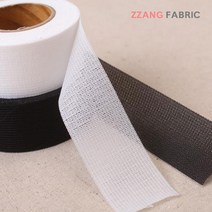 짱패브릭 3cm 롤심지테이프, 블랙