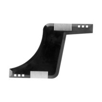 수염 관리 빗 구랫나루 턱 콧수염 가이드 케어 정리 디자인 턱수염 면도 수염빗 브러쉬, 1개