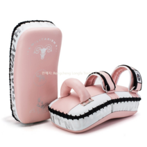 LongFatoys발차기 페어텍스 킥복싱 미트 전문가용 태권도 발차기 킥복싱용품, B.핑한 쌍(2개)