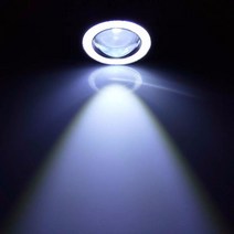 자동차 라이트 어셈블리 2pcs 12V 유니버설 COB Led 안개 화이트 블루 핑크 옐로우 그린 레드 엔젤 눈 DRL, 01 white_02 3inch