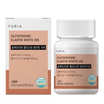 유리아 글루타치온 엘라스틴 화이트 600mg x 60정, 6개