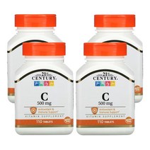21세기센츄리 비타민 C 500mg 110정, 4팩