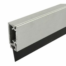 화재 등급/알루미늄 도어 바닥 스윕 스냅온 커버 및 솔리드 고무 압출(7774CA) (길이 91.4cm(36인치) x 너비 30.5cm(11/12인치) x 높이 30.5cm(1, Aluminum, 36 in