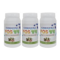 유정룡효소과학 프리바이오틱스 FOS 떵떵 유산균먹이 3통 6개월분, 240g