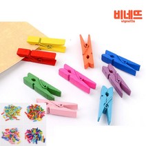 노끈집게 폴라로이드사진집게 사진꾸미기 포토홀더, 4.5cm, 기본