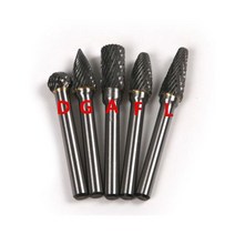 가공 정밀 밀링 커터 6mm Shank 1 pc 텅스텐 카바이드 로타리 공구 금속/대리석/옥용 Dremel 연삭 용 버 더블 그레인, L6X10