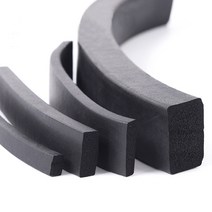 가스켓블랙 EPDM 고무 폼 씰링 스트립 사각 스폰지 개스킷 캐비닛 도어 씰용 3x3mm 4x4 8x8 10x10 12, 06 4x8mm_03 5 Meters