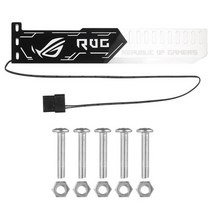 rgb 그래픽 카드 스탠드 gpu 그래픽 카드 지원 rgb 조명 효과 5v 2pin 전원 공급 장치 그래픽 카드 비디오 카드 홀더, RGB25