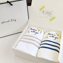 예쁜 수건 선물 말씀 타올 추석선물 수건 집들이 교회 타월 도톰한 30수 170g, 3P
