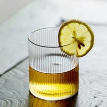 샤베트 플리츠 홈카페 유리컵 언더락 글라스 330ml, 3개