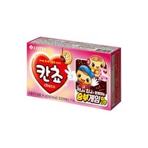 롯데 인간사료 스낵바 탕비실 어린이간식 칸쵸 54g 6개 사무실다과 홈파티, 3개