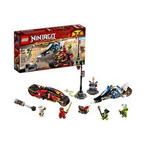 LEGO 레고 NINJAGO Legacy Kai’s Blade Cycle & Zane’s Snowmobile 70667 Building Kit (376 Pieces)