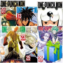 원펀맨 만화 책 1-26권세트 히어로 대전 대원, 원펀맨1-26권+히어로 대전 포함 전27권세트